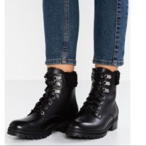 Aldo black leather boots 🥾